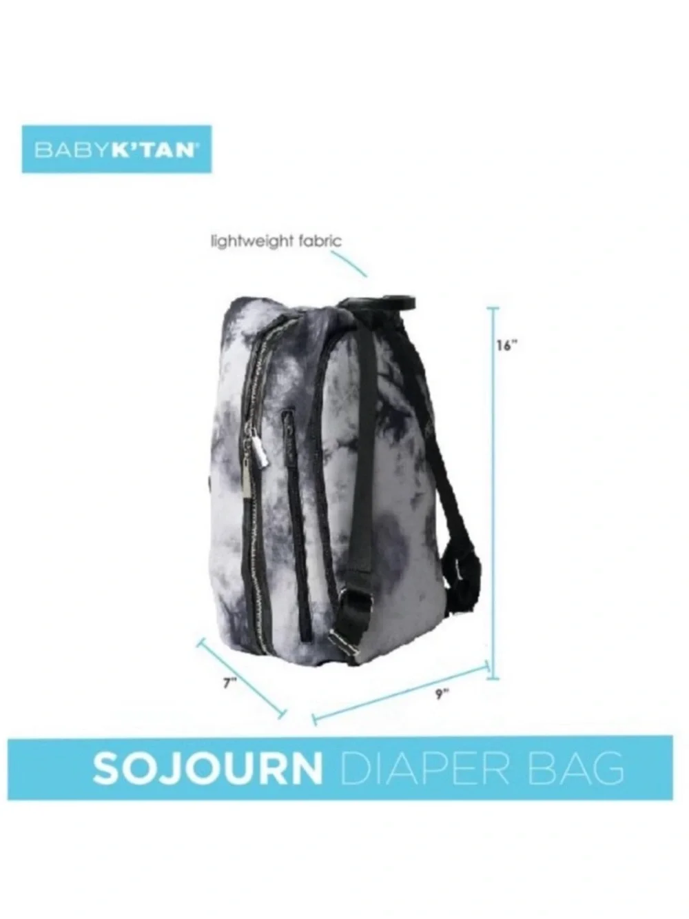 Baby K’tan Sojourn Backpack Diaper Bag - Tie-Dye